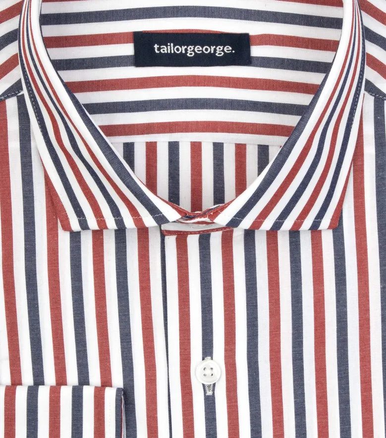 Camisa de popelina blanca lisa de fácil planchado