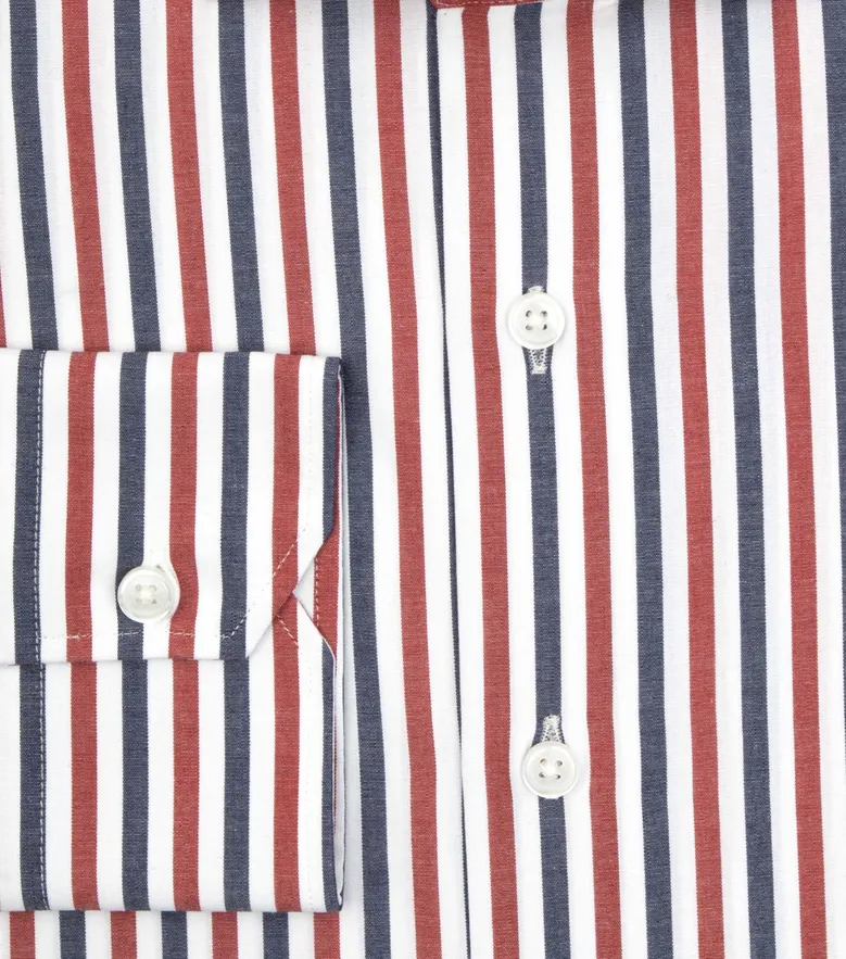 Camisa de popelina blanca lisa de fácil planchado