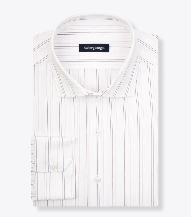 Camisa de popelina blanca lisa de fácil planchado