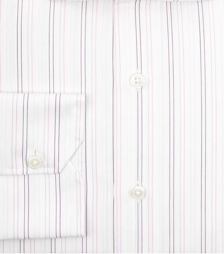 Camisa de popelina blanca lisa de fácil planchado