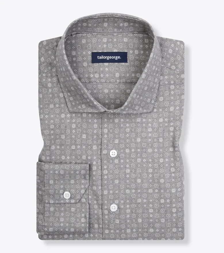 Camisa de popelina blanca lisa de fácil planchado