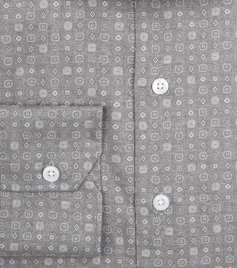 Camisa de popelina blanca lisa de fácil planchado