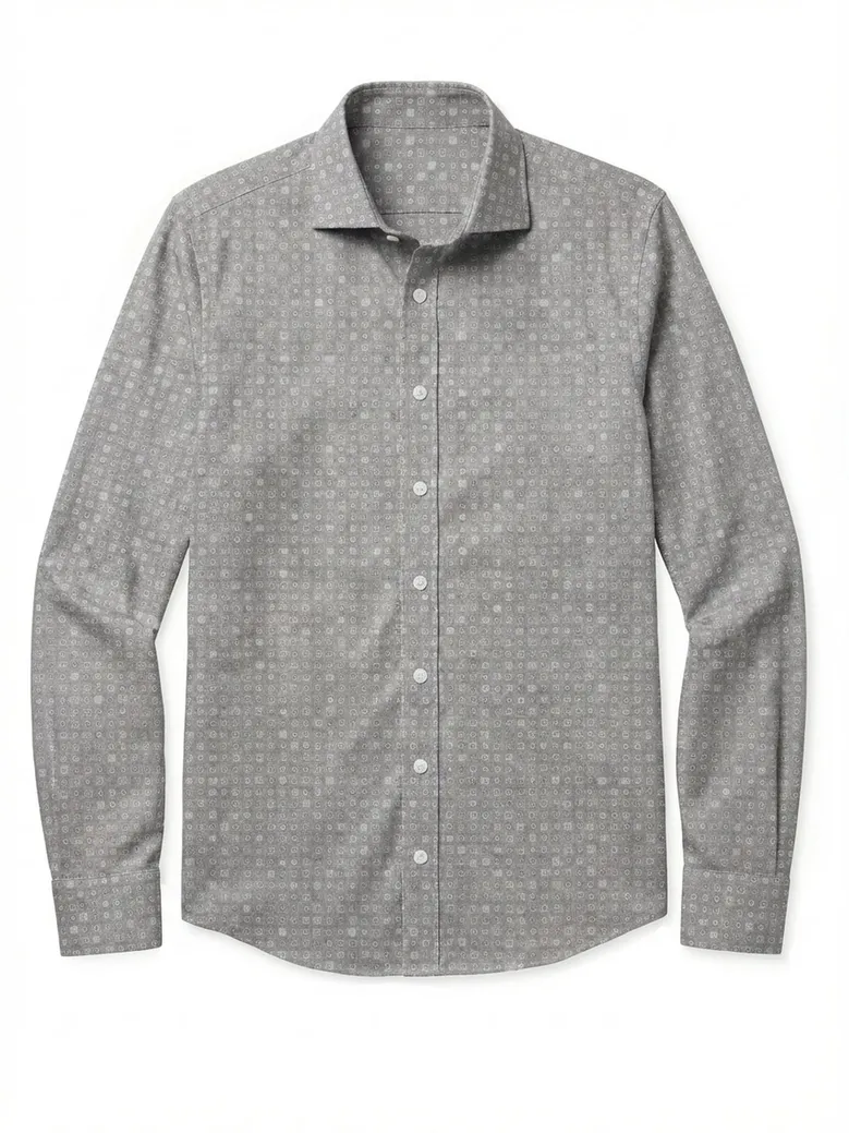 Camisa de popelina blanca lisa de fácil planchado