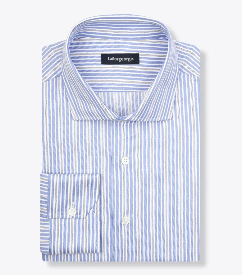 Camisa de popelina blanca lisa de fácil planchado