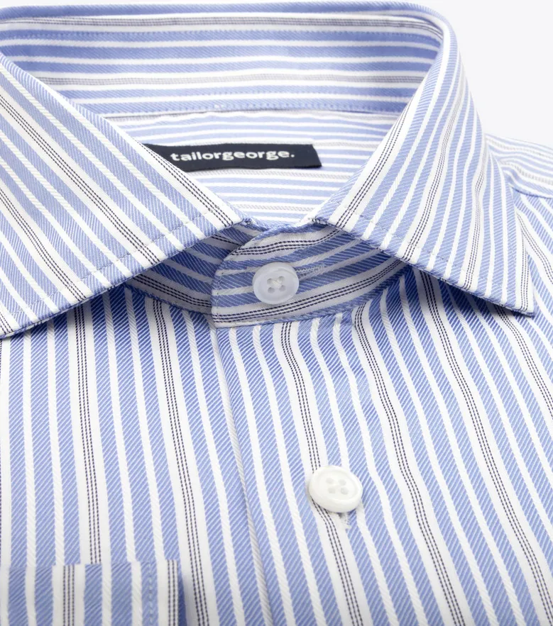 Camisa de popelina blanca lisa de fácil planchado