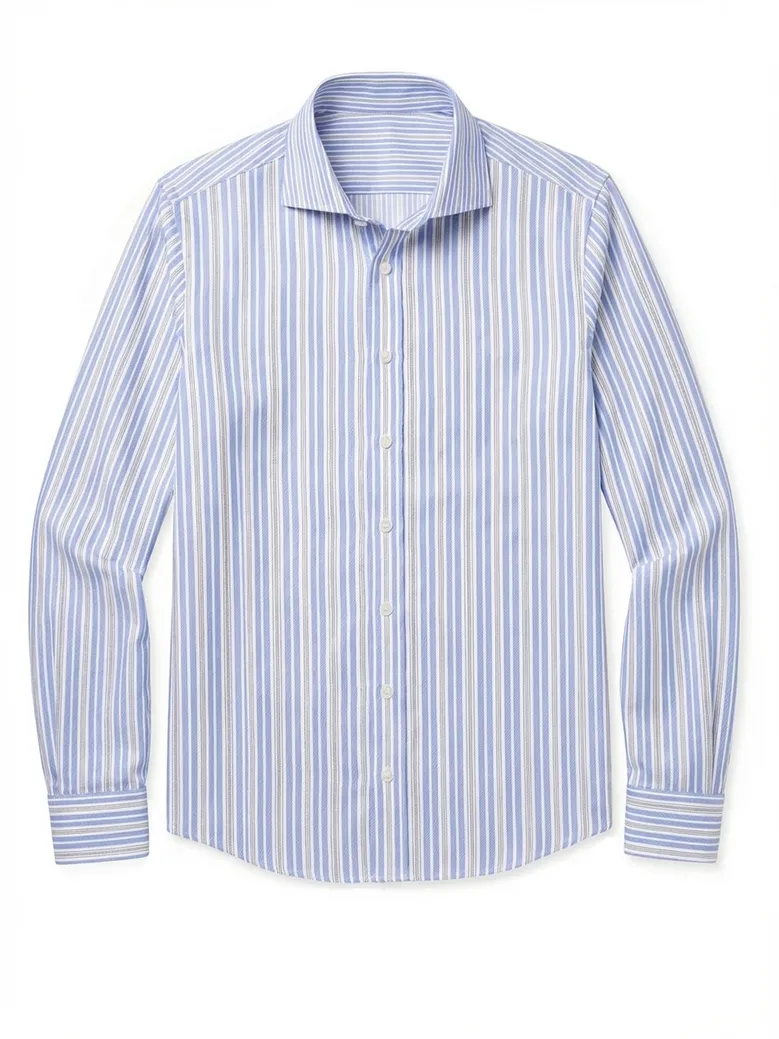 Camisa de popelina blanca lisa de fácil planchado