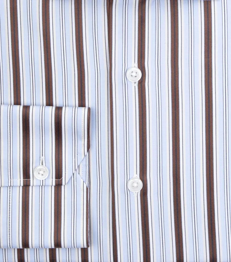 Camisa de popelina blanca lisa de fácil planchado