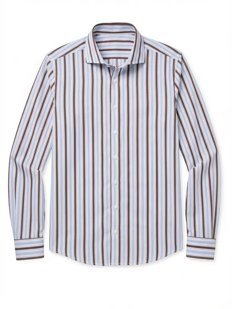 Camisa de popelina blanca lisa de fácil planchado