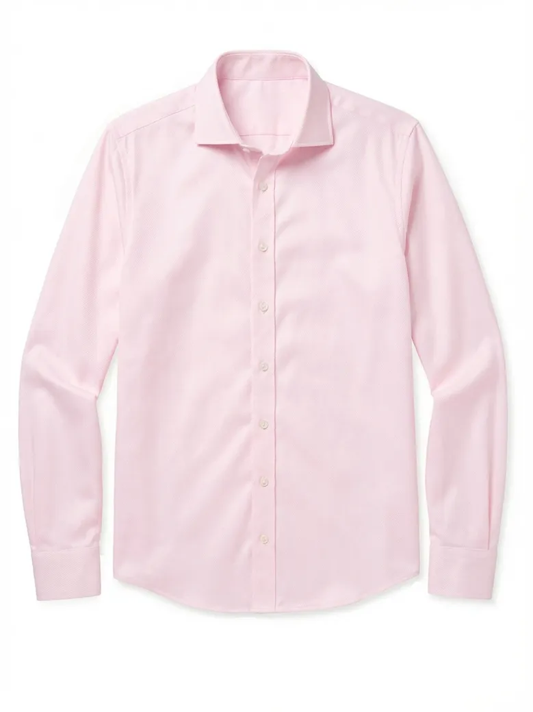 Camisa de popelina blanca lisa de fácil planchado