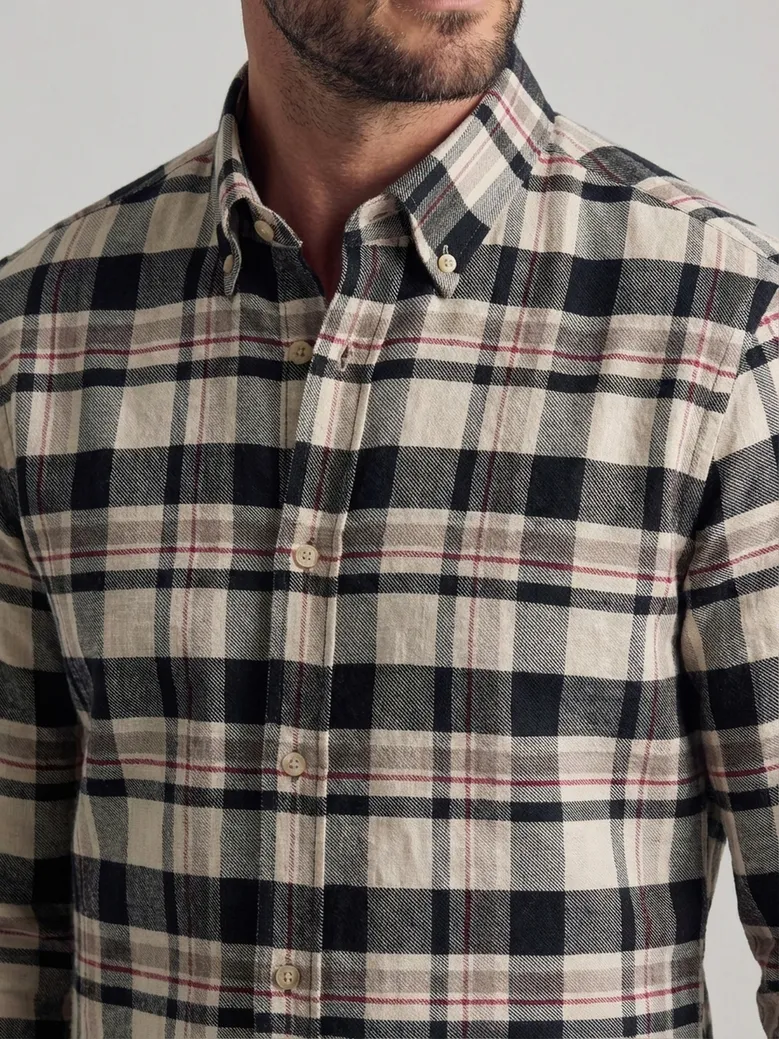 Camisa de popelina blanca lisa de fácil planchado