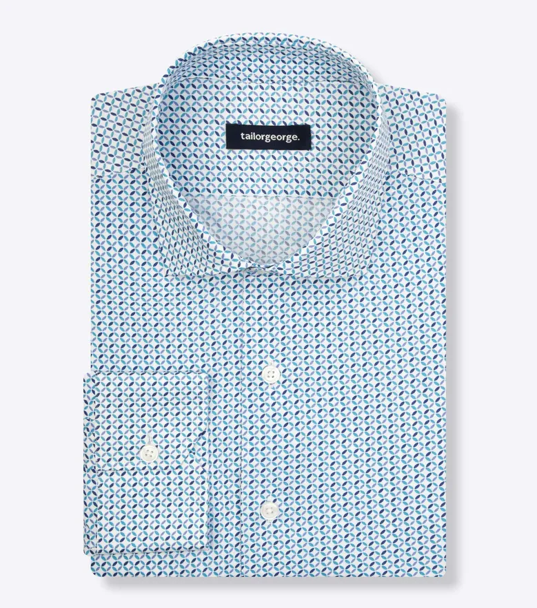 Camisa de popelina blanca lisa de fácil planchado