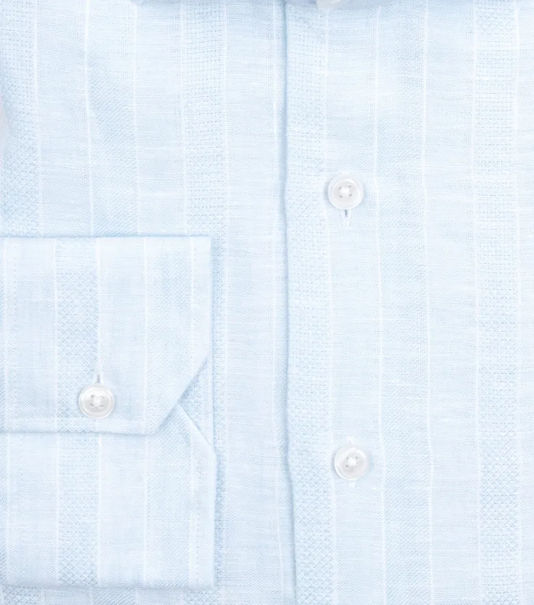 Camisa de popelina blanca lisa de fácil planchado