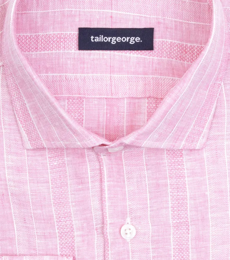 Camisa de popelina blanca lisa de fácil planchado