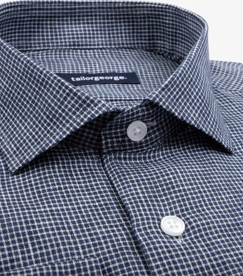Camisa de popelina blanca lisa de fácil planchado