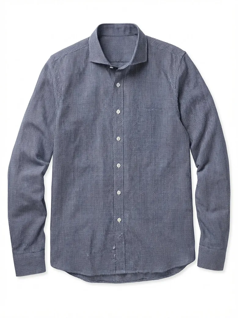 Camisa de popelina blanca lisa de fácil planchado