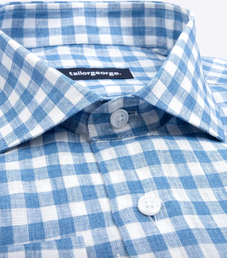 Camisa de popelina blanca lisa de fácil planchado
