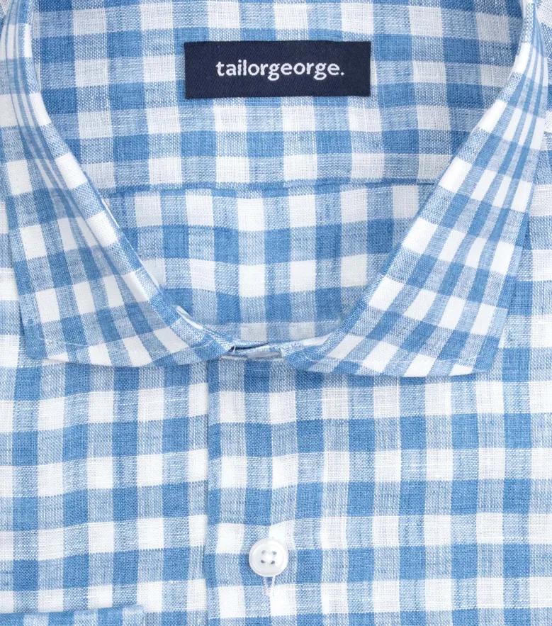 Camisa de popelina blanca lisa de fácil planchado