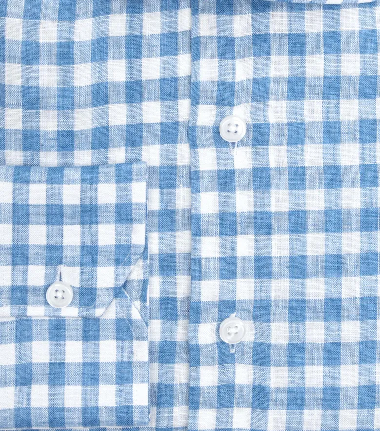 Camisa de popelina blanca lisa de fácil planchado