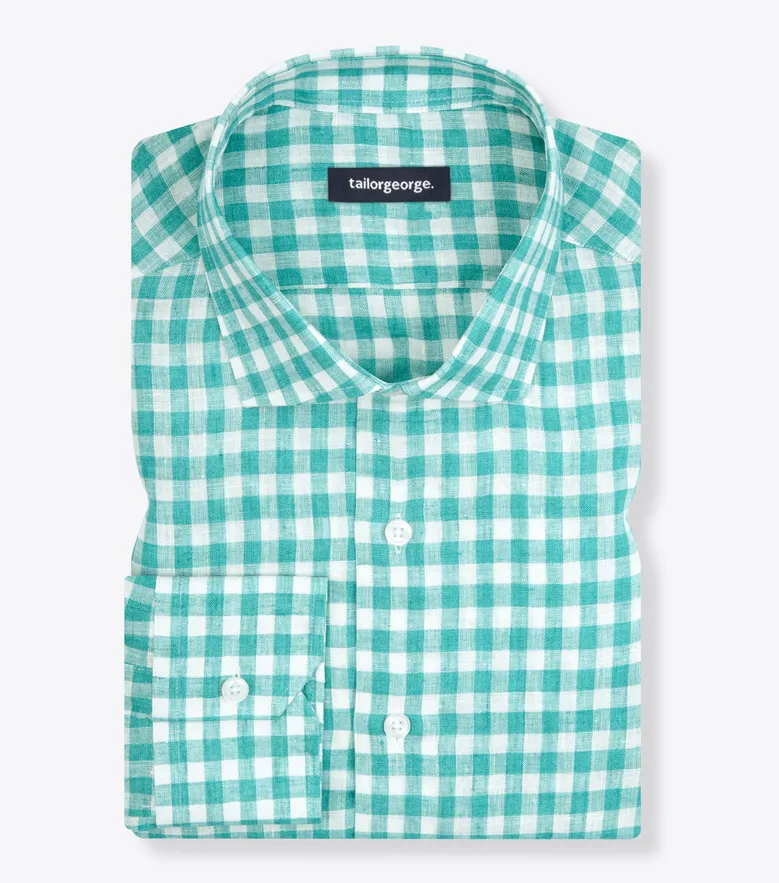 Camisa de popelina blanca lisa de fácil planchado