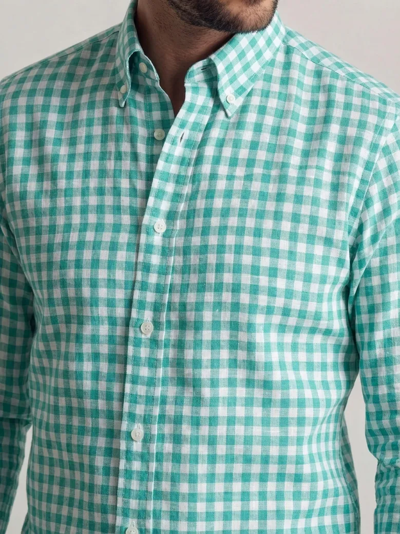 Camisa de popelina blanca lisa de fácil planchado