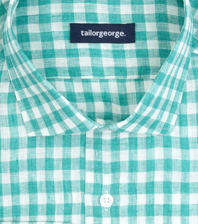 Camisa de popelina blanca lisa de fácil planchado