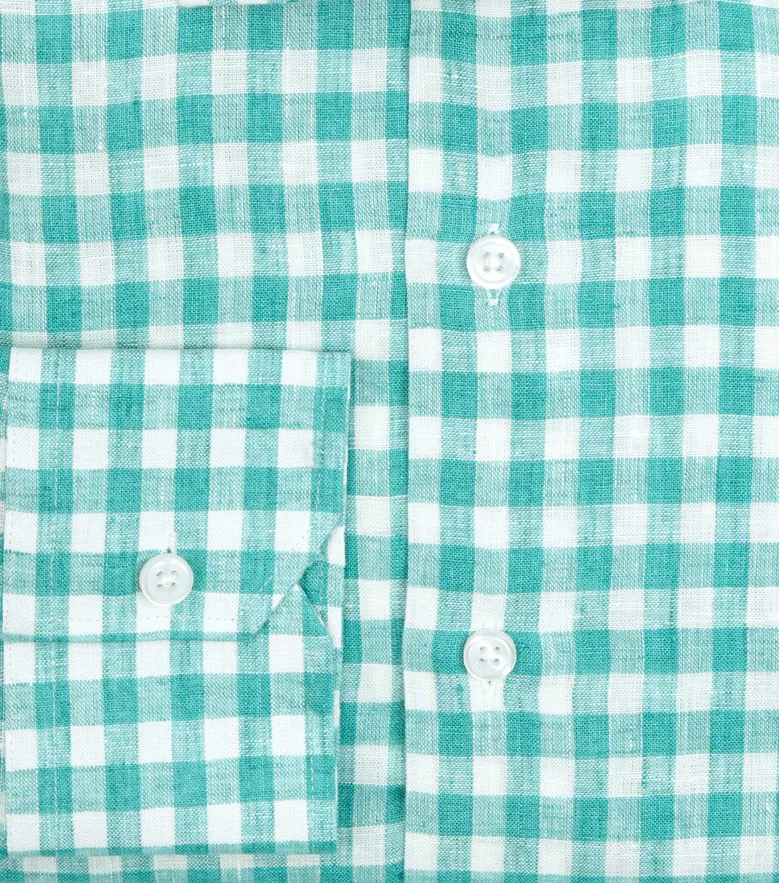 Camisa de popelina blanca lisa de fácil planchado
