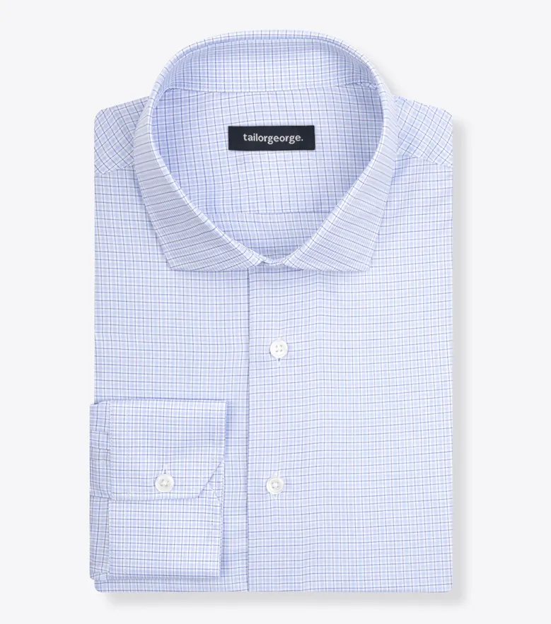 Camisa de popelina blanca lisa de fácil planchado