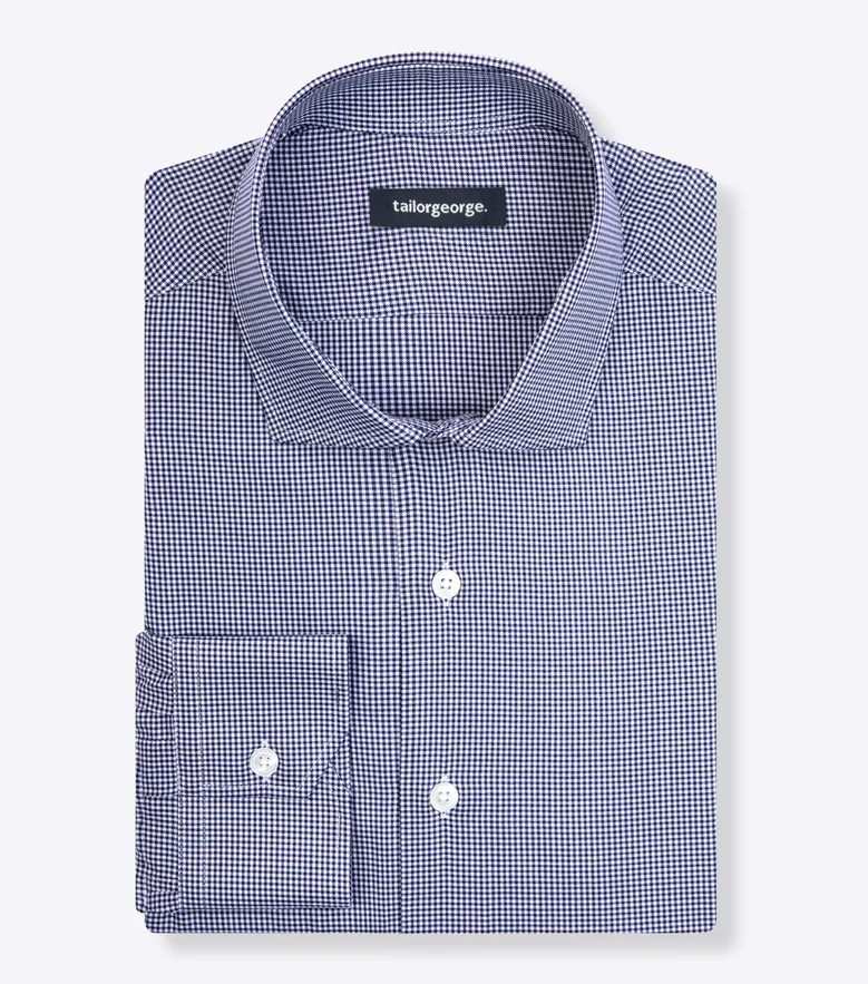 Camisa de popelina blanca lisa de fácil planchado