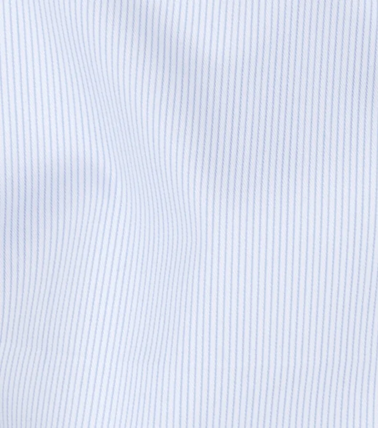 Camisa de popelina blanca lisa de fácil planchado