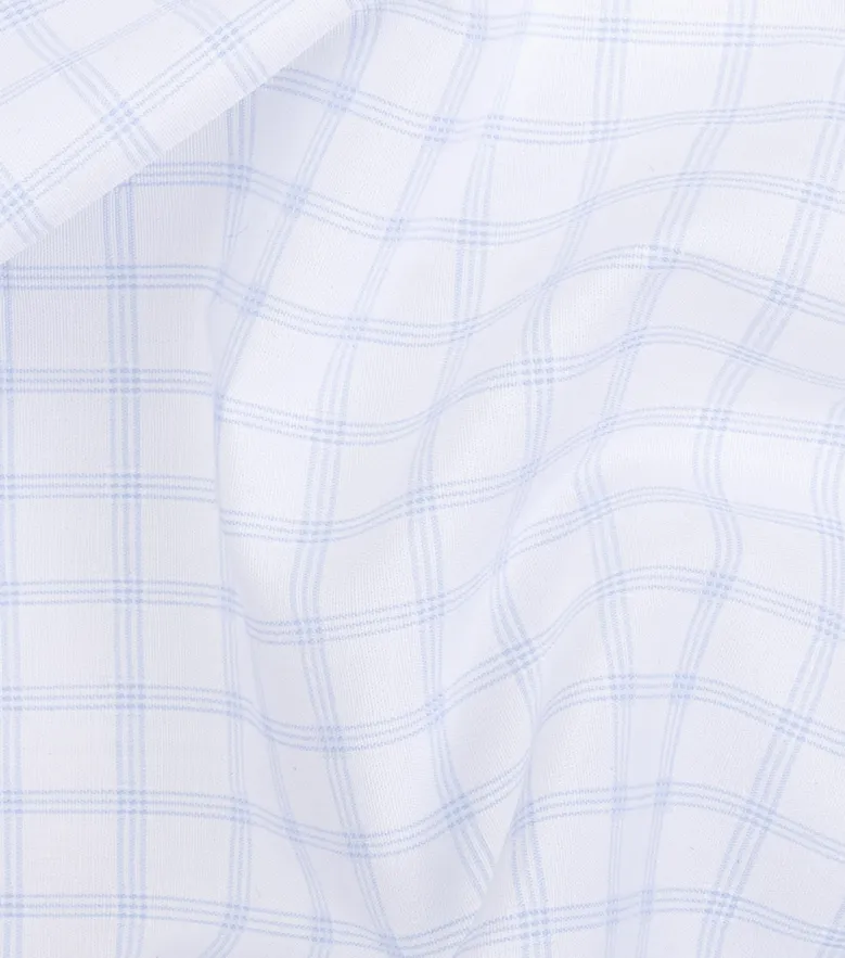 Camisa de popelina blanca lisa de fácil planchado