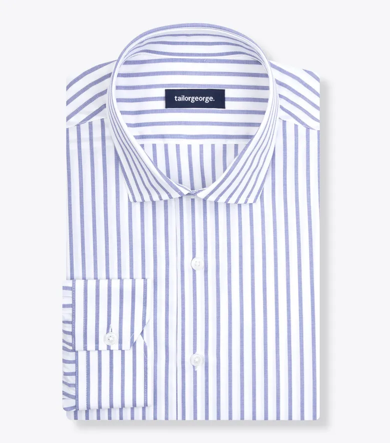 Camisa de popelina blanca lisa de fácil planchado