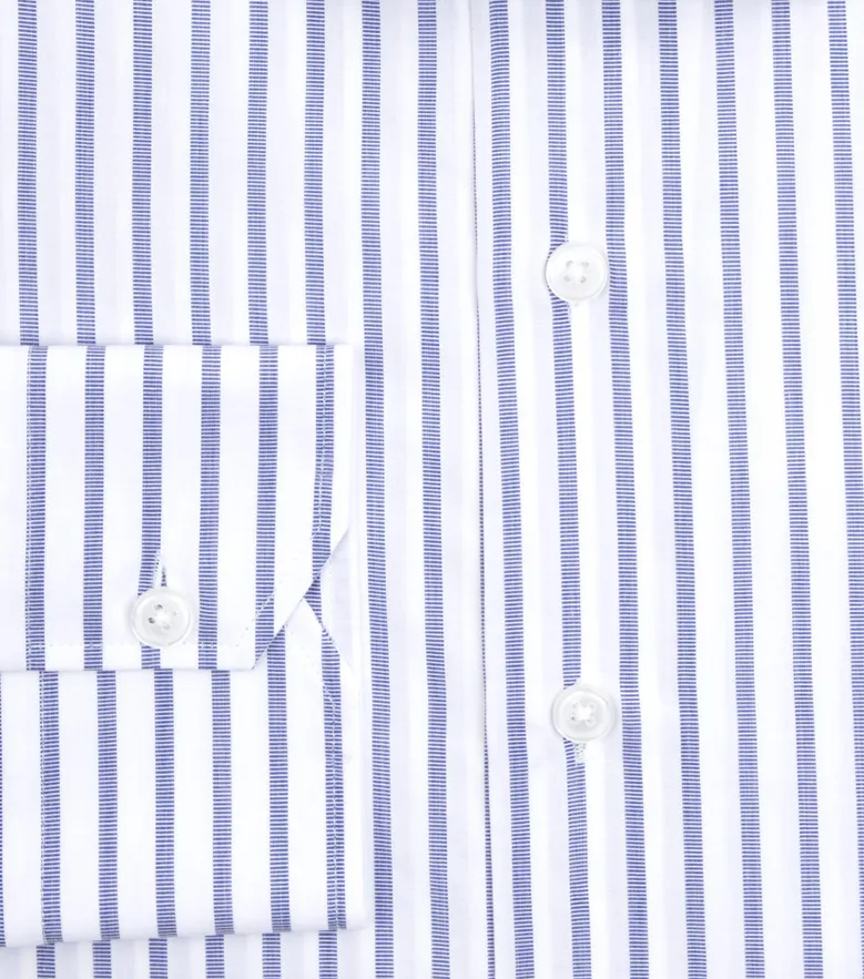 Camisa de popelina blanca lisa de fácil planchado
