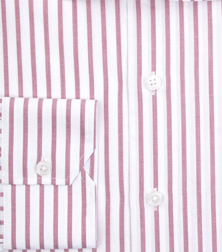 Camisa de popelina blanca lisa de fácil planchado
