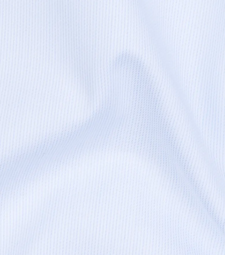 Camisa de popelina blanca lisa de fácil planchado