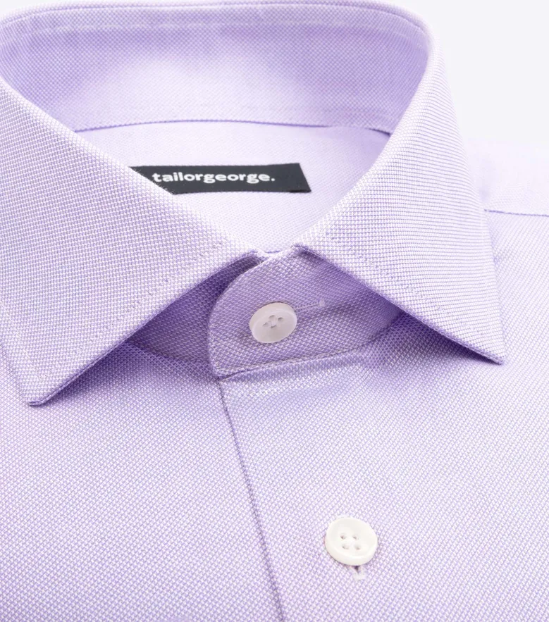Camisa de popelina blanca lisa de fácil planchado