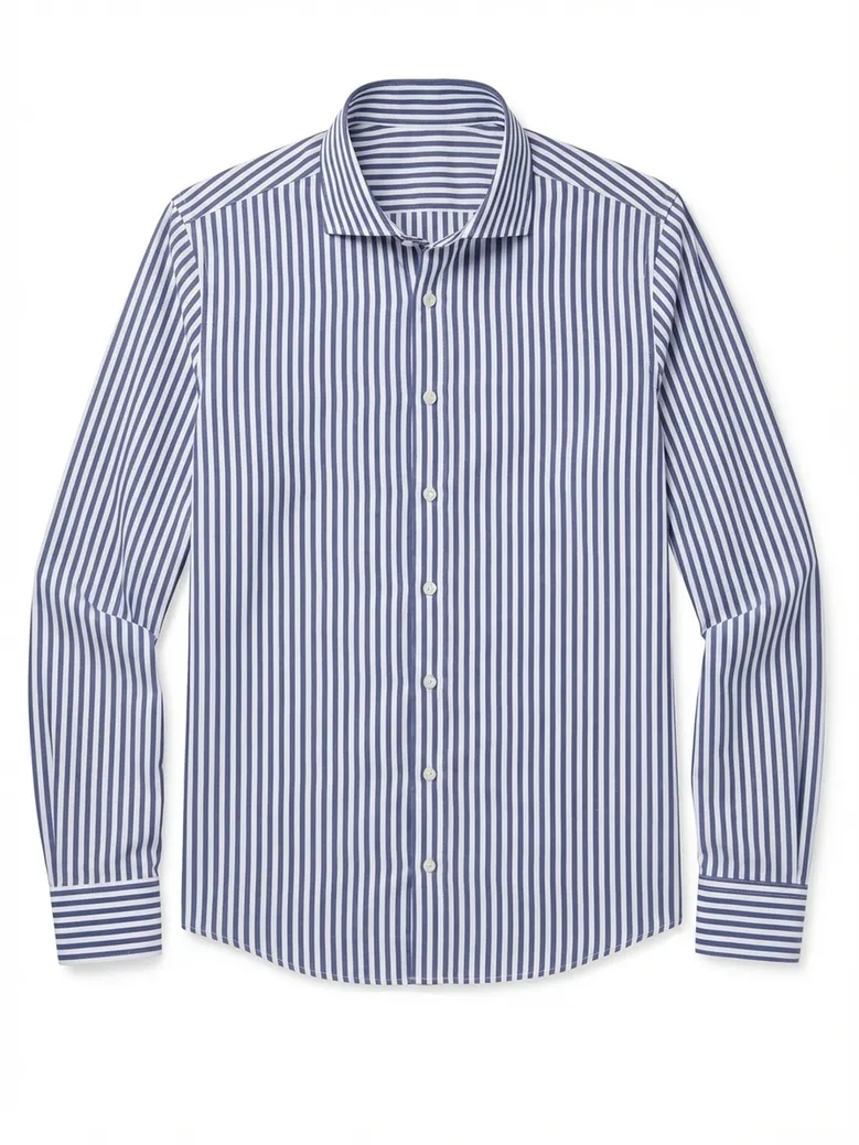 Camisa de popelina blanca lisa de fácil planchado
