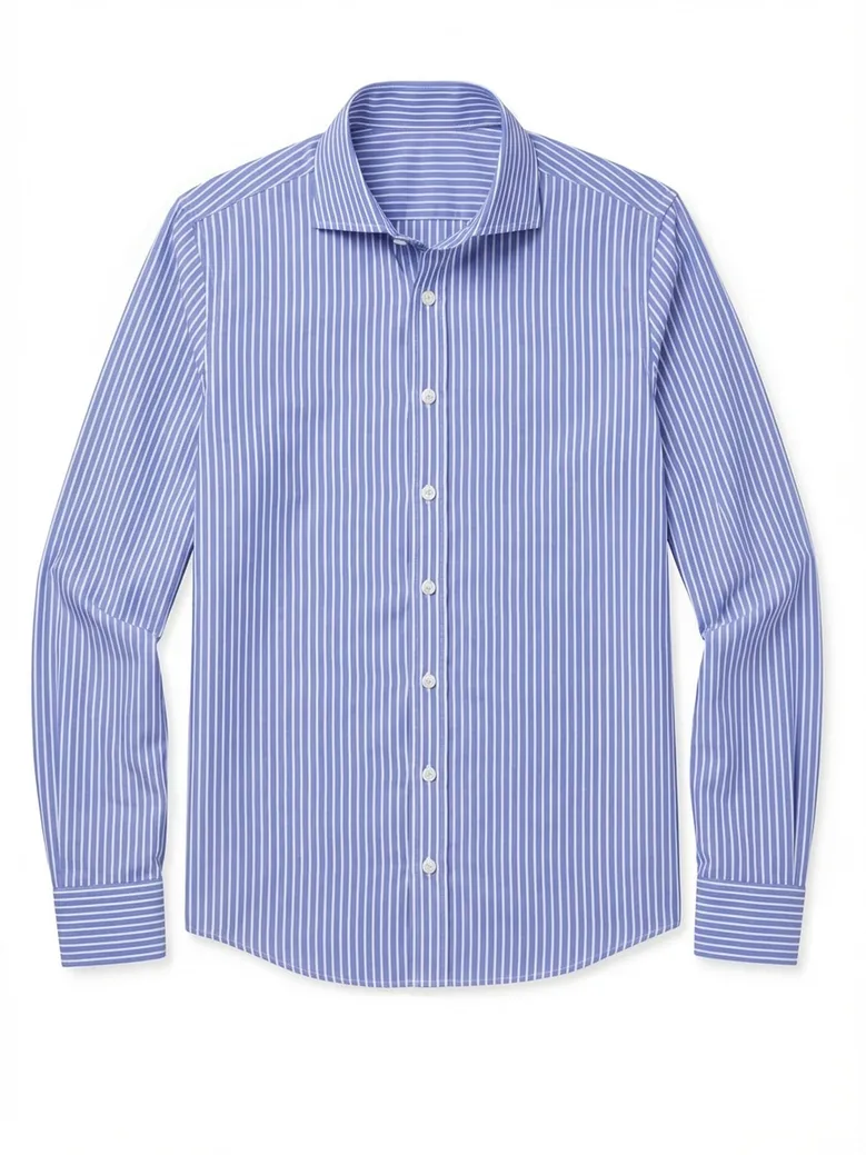 Camisa de popelina blanca lisa de fácil planchado