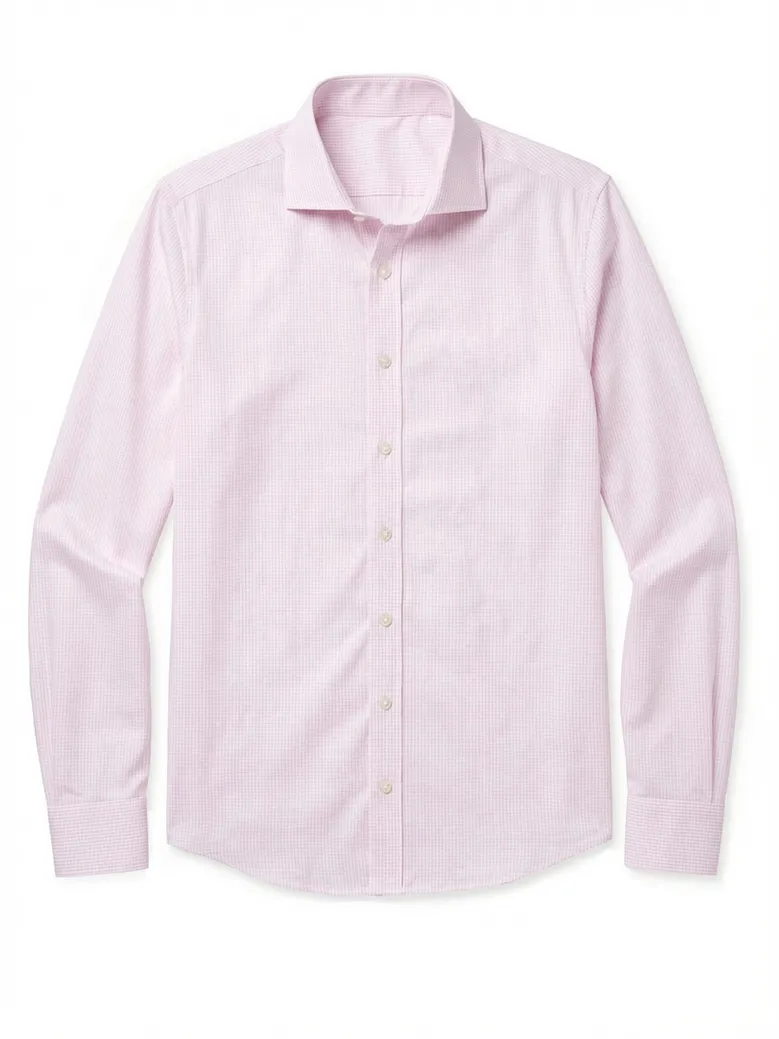 Camisa de popelina blanca lisa de fácil planchado