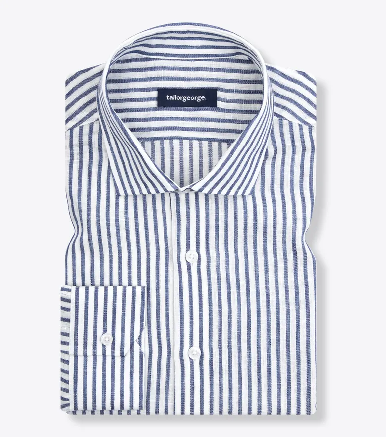 Camisa de popelina blanca lisa de fácil planchado