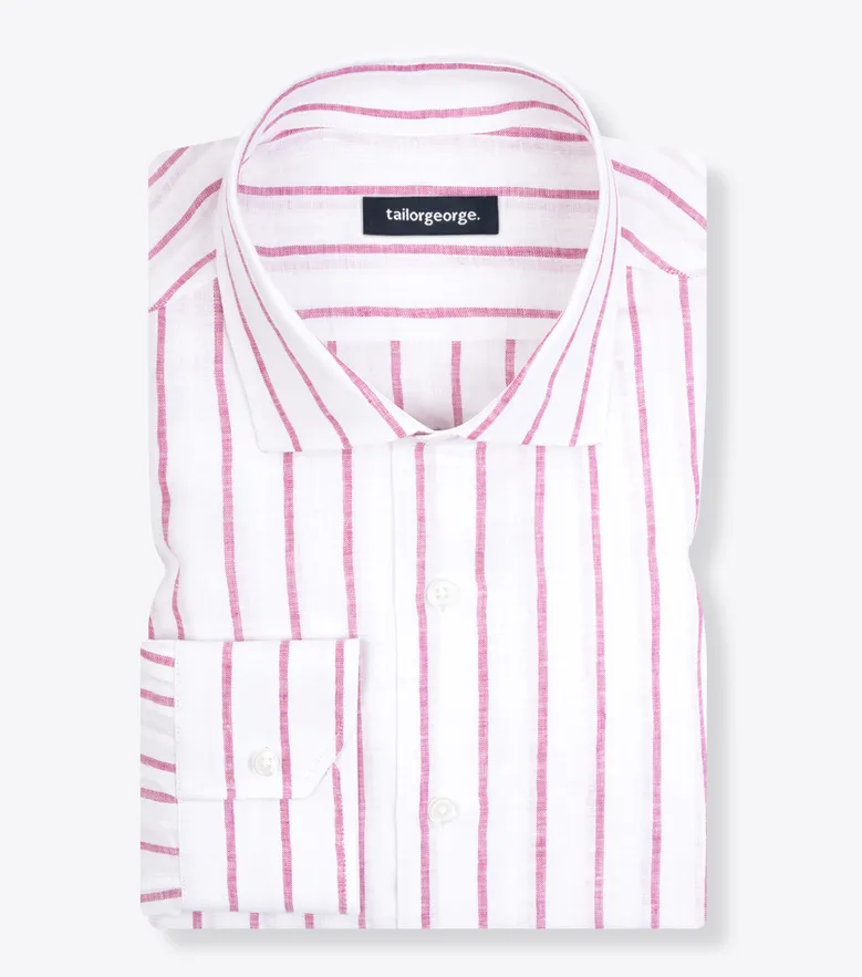 Camisa de popelina blanca lisa de fácil planchado