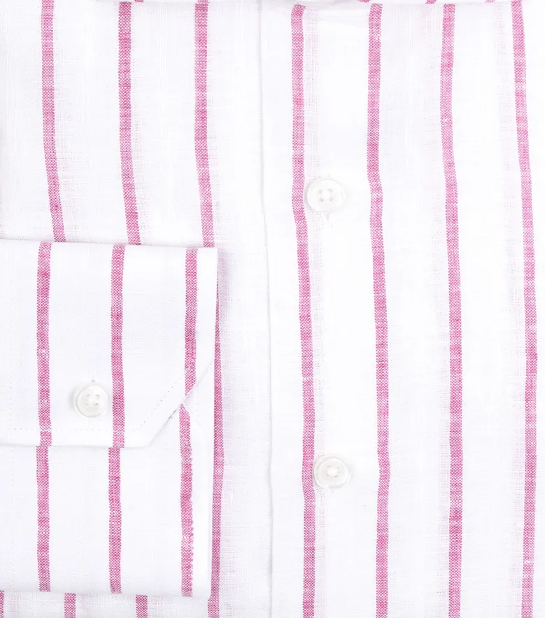 Camisa de popelina blanca lisa de fácil planchado