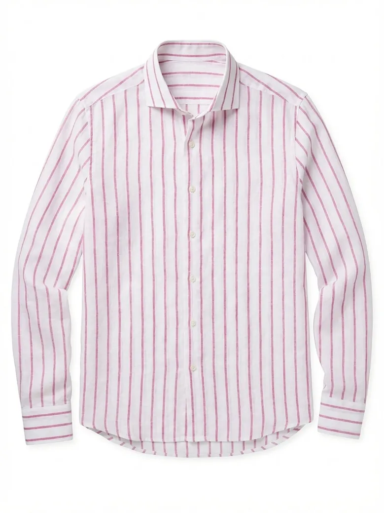 Camisa de popelina blanca lisa de fácil planchado