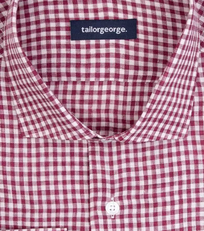 Camisa de popelina blanca lisa de fácil planchado