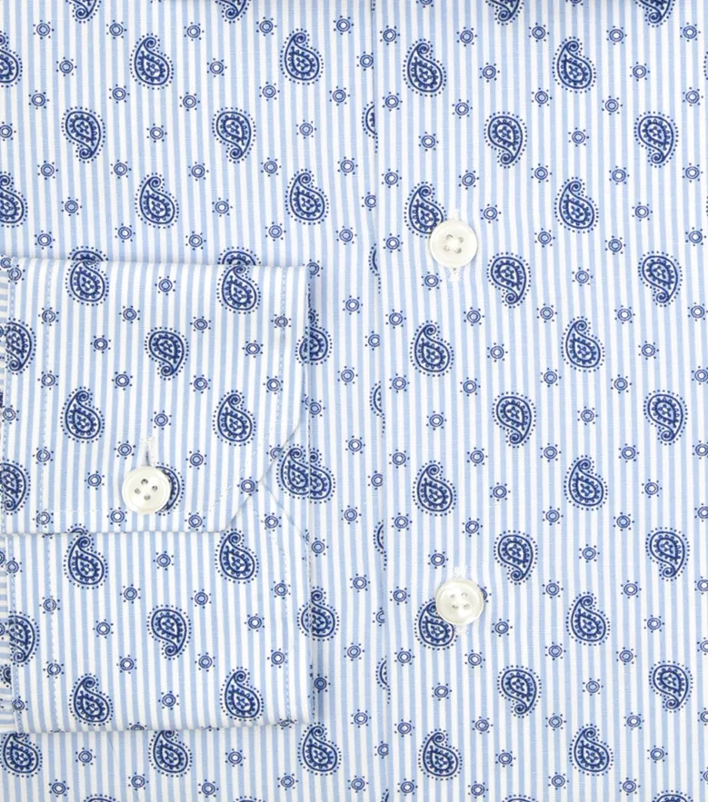 Camisa de popelina blanca lisa de fácil planchado