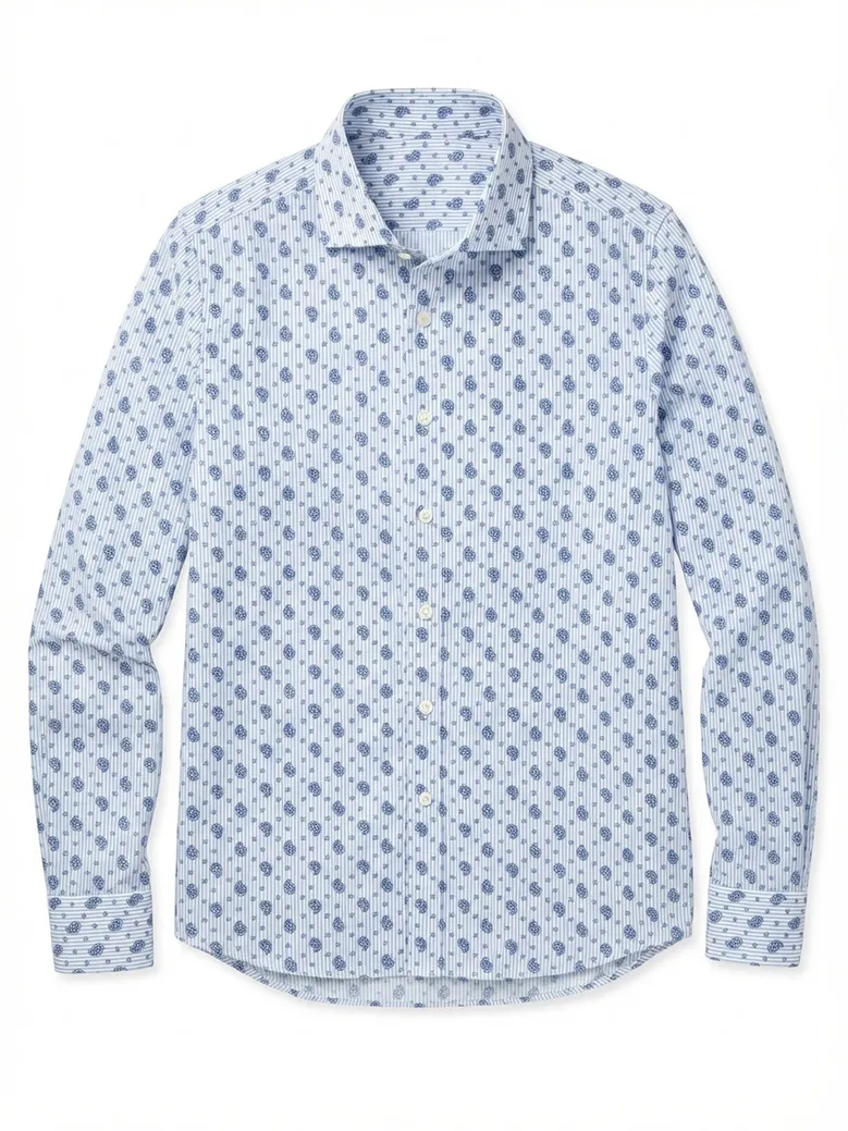 Camisa de popelina blanca lisa de fácil planchado