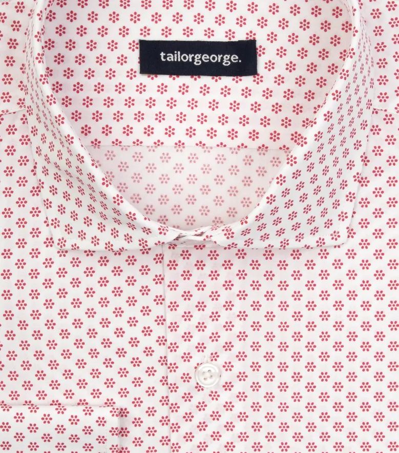 Camisa de popelina blanca lisa de fácil planchado