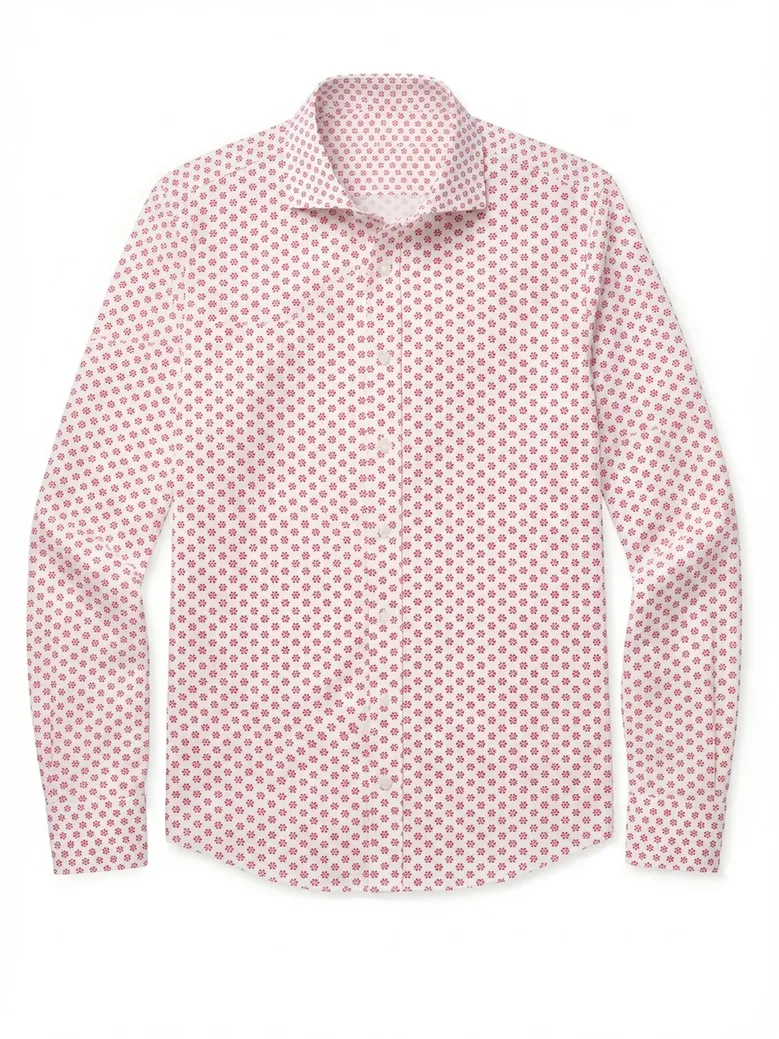 Camisa de popelina blanca lisa de fácil planchado