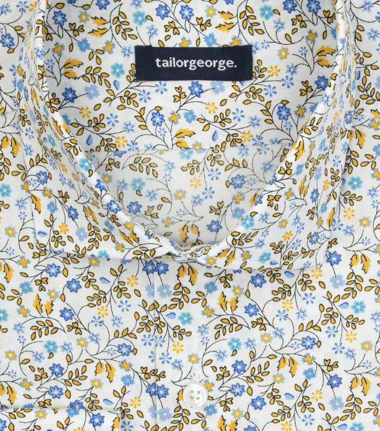 Camisa de popelina blanca lisa de fácil planchado