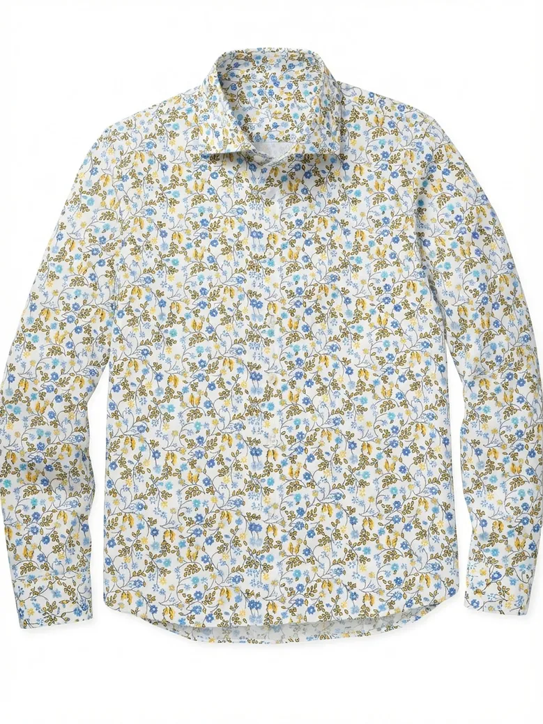 Camisa de popelina blanca lisa de fácil planchado