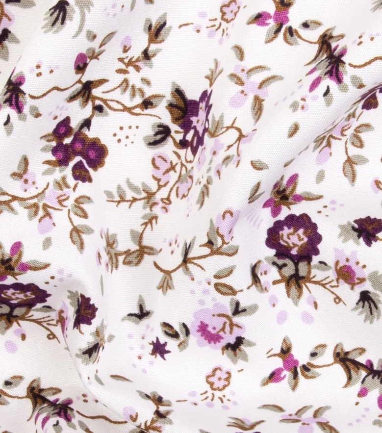 Camisa de popelina blanca lisa de fácil planchado